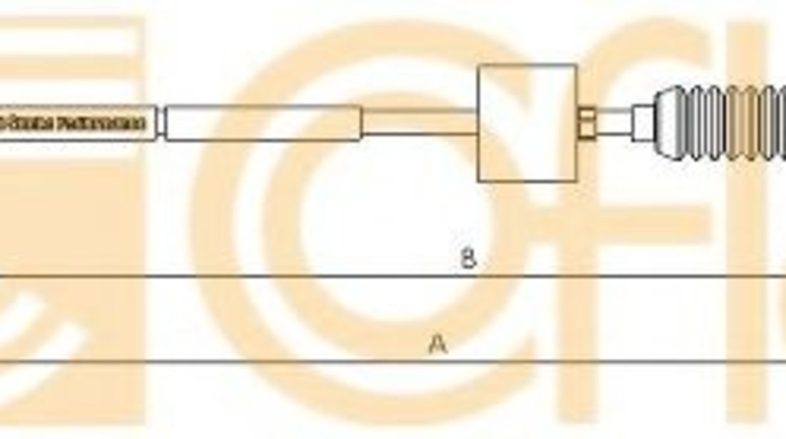 Cablu ambreiaj CITROEN XSARA PICASSO (N68) (1999 - 2016) COFLE 11.2154 piesa NOUA