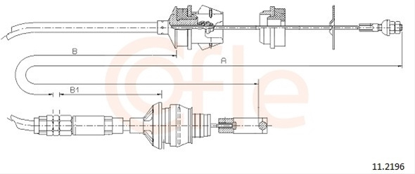 Cablu Ambreiaj Cofle Citroën 11.2196