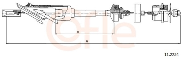 Cablu Ambreiaj Cofle Citroën 11.2254