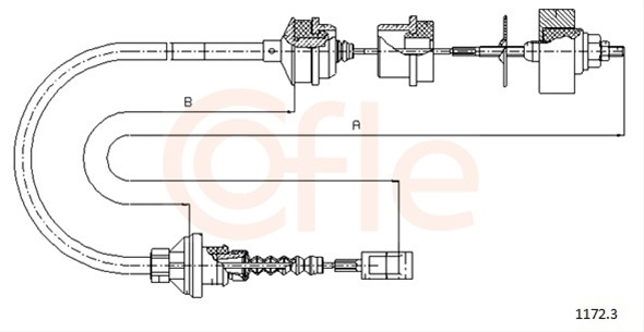 Cablu Ambreiaj Cofle Fiat 1172.3