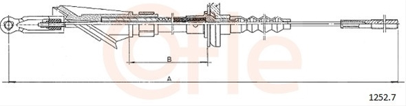 Cablu Ambreiaj Cofle Fiat 1252.7