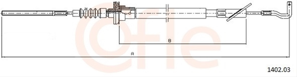 Cablu Ambreiaj Cofle Fiat 1402.03