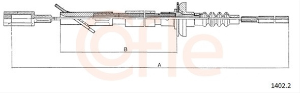 Cablu Ambreiaj Cofle Fiat 1402.2