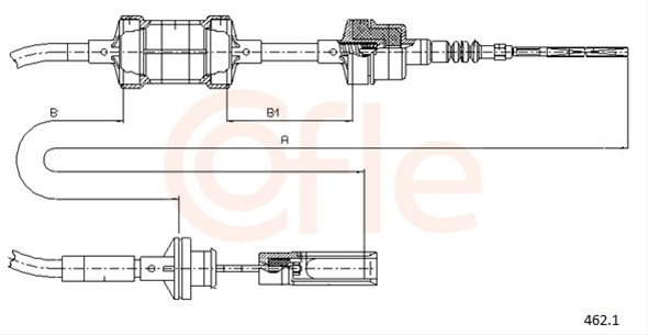 Cablu Ambreiaj Cofle Fiat 462.1