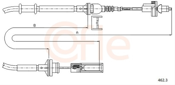 Cablu Ambreiaj Cofle Fiat 462.3