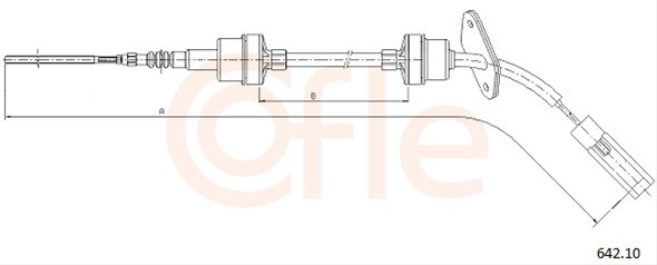 Cablu Ambreiaj Cofle Fiat 642.10