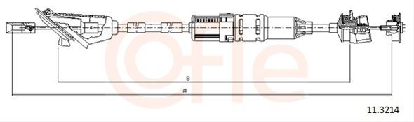 Cablu Ambreiaj Cofle Peugeot 11.3214