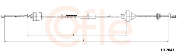 Cablu Ambreiaj Cofle Renault 10.2847