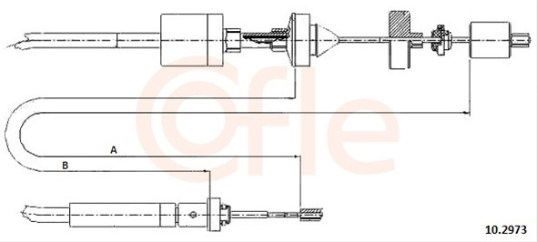 Cablu Ambreiaj Cofle Renault 10.2973