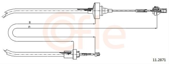 Cablu Ambreiaj Cofle Renault 11.2871