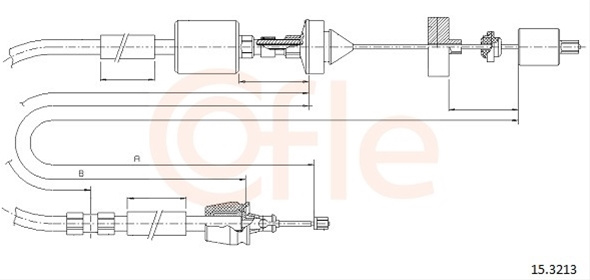 Cablu Ambreiaj Cofle Renault 15.3213