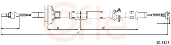 Cablu Ambreiaj Cofle Vag 10.3153