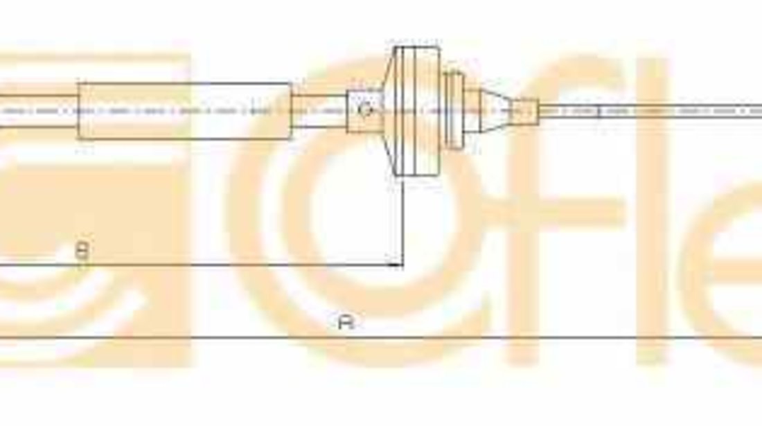 Cablu ambreiaj DACIA LOGAN (LS_) RENAULT 6001546867