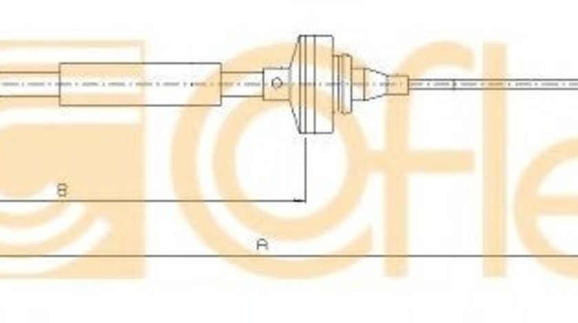 Cablu ambreiaj DACIA LOGAN MCV (KS) (2007 - 2016) COFLE 10.2890 piesa NOUA
