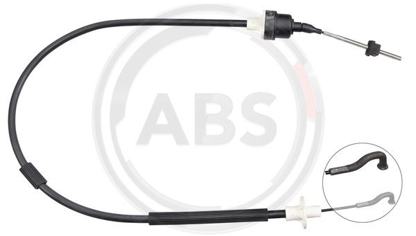 Cablu ambreiaj fata (K28035 ABS) OPEL,VAUXHALL