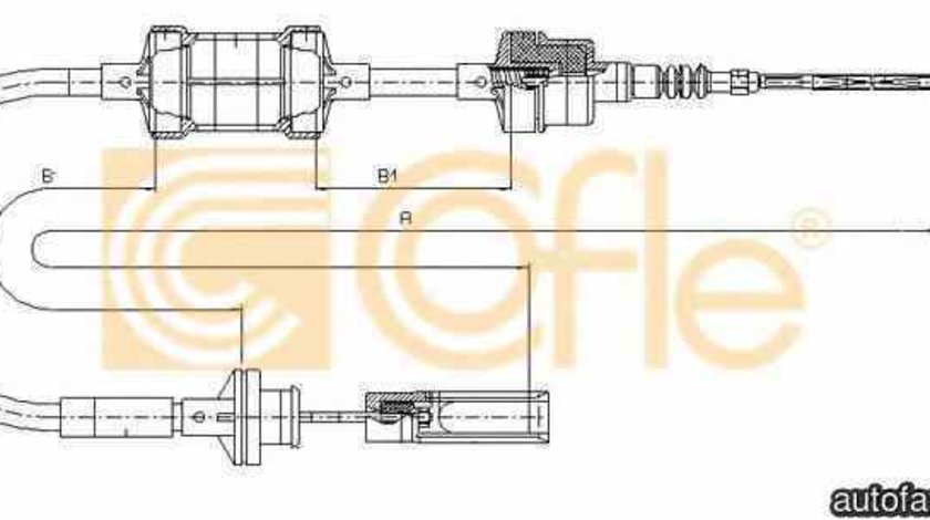 Cablu ambreiaj FIAT BRAVA (182) LINEX LIN141071