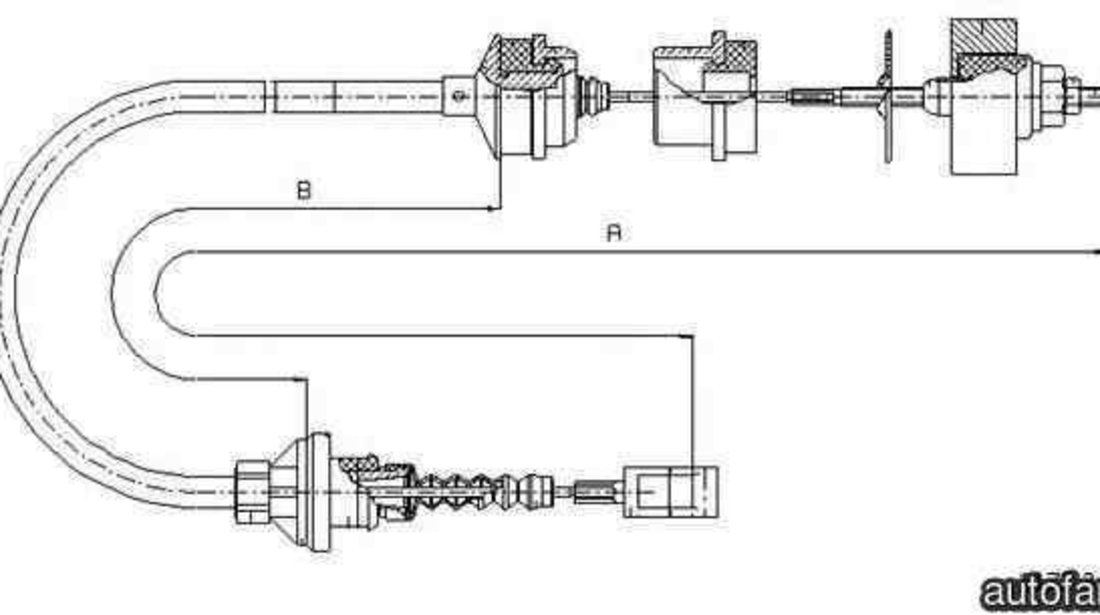 Cablu ambreiaj FIAT DUCATO caroserie (230L) LINEX LIN141058