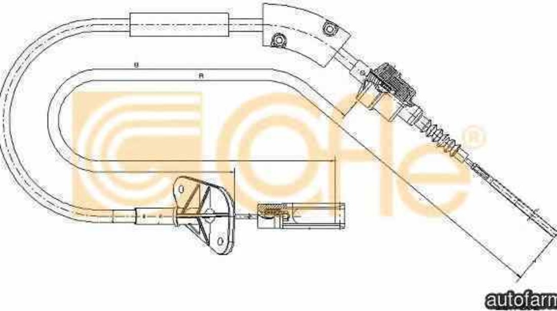 Cablu ambreiaj FIAT PANDA Van (169) FIAT 55196302