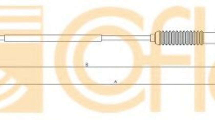 Cablu ambreiaj FIAT SCUDO caroserie (220L) (1996 - 2006) COFLE 11.3924 piesa NOUA