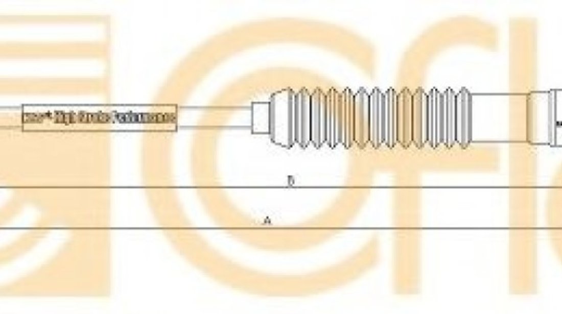Cablu ambreiaj FIAT SCUDO combinato (220P) (1996 - 2006) COFLE 11.3921 piesa NOUA