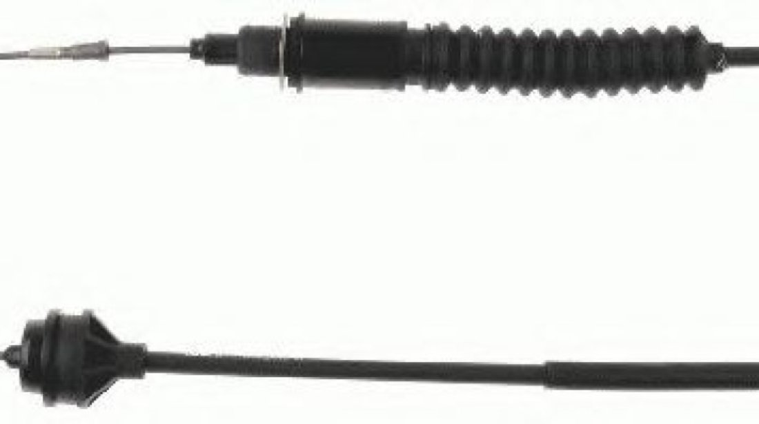 Cablu ambreiaj FIAT SCUDO combinato (220P) (1996 - 2006) SACHS 3074 600 255 piesa NOUA