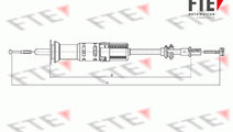 Cablu ambreiaj (FKS02030 FTE) SEAT,VW