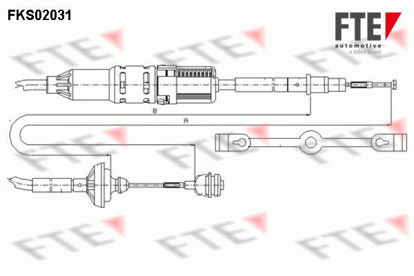 Cablu ambreiaj (FKS02031 FTE) VW