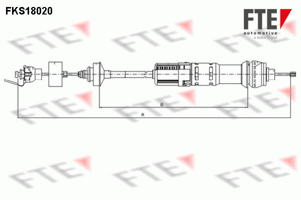 Cablu ambreiaj (FKS18020 FTE) Citroen