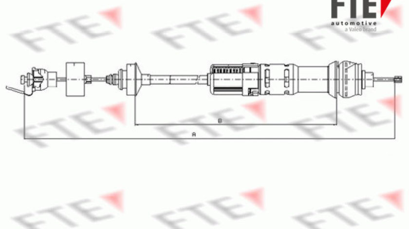 Cablu ambreiaj (FKS18020 FTE) Citroen
