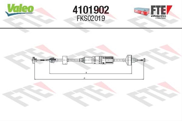Cablu Ambreiaj Fte Vw 4101902