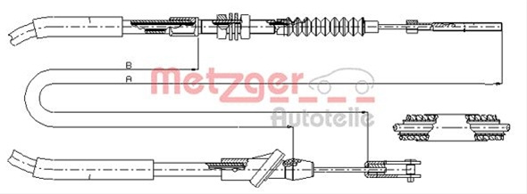 Cablu Ambreiaj Metzger Suzuki 18.6103