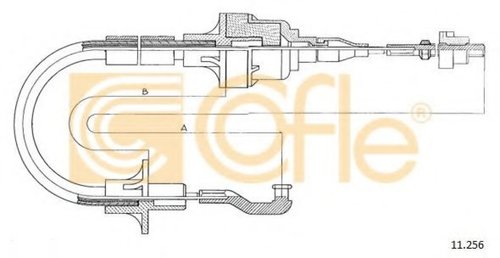 Cablu ambreiaj OPEL ASTRA G Combi (F35) (1998 - 2009) COFLE 11.256 piesa NOUA