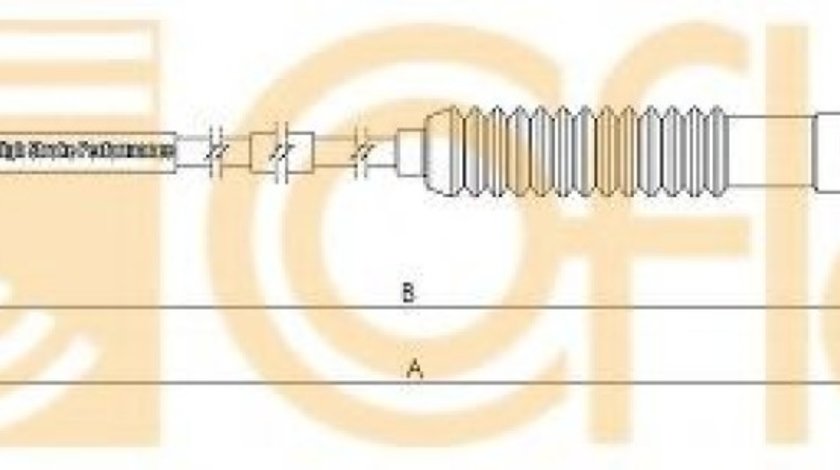 Cablu ambreiaj PEUGEOT EXPERT (224) (1995 - 2016) COFLE 11.3923 piesa NOUA