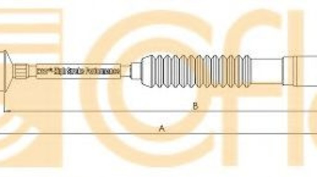 Cablu ambreiaj PEUGEOT PARTNER caroserie (5) (1996 - 2012) COFLE 11.2281 piesa NOUA