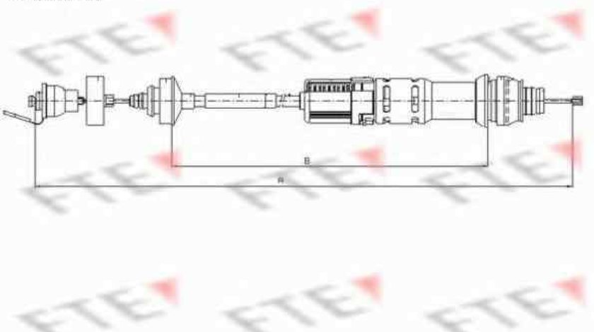 Cablu ambreiaj PEUGEOT PARTNER Combispace 5F FTE FKS05017
