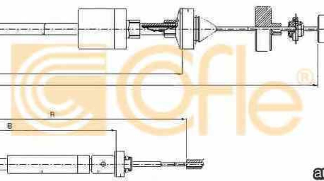 Cablu ambreiaj RENAULT MEGANE I (BA0/1_) LINEX LIN351034