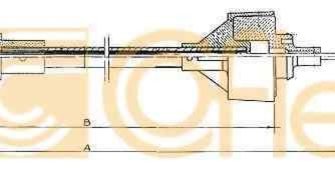 Cablu ambreiaj RENAULT RAPID caroserie (F40_, G40_) ADRIAUTO AD410109
