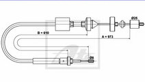 Cablu ambreiaj RENAULT SCENIC I (JA0/1) (1999 - 20...