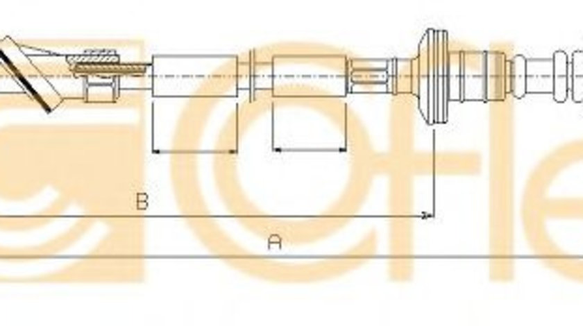Cablu ambreiaj SUZUKI VITARA (ET, TA) (1988 - 1998) COFLE 18.6107 piesa NOUA