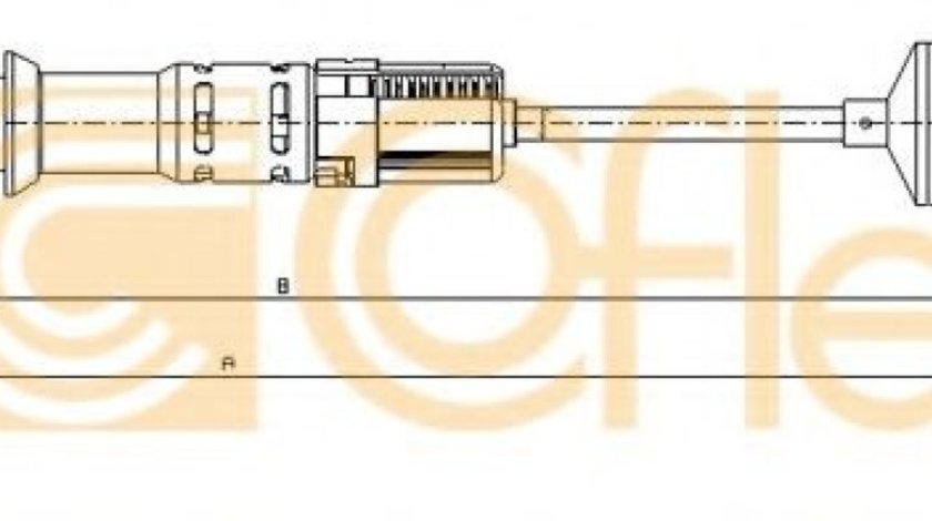 Cablu ambreiaj VW GOLF III (1H1) (1991 - 1998) COFLE 10.3413 piesa NOUA