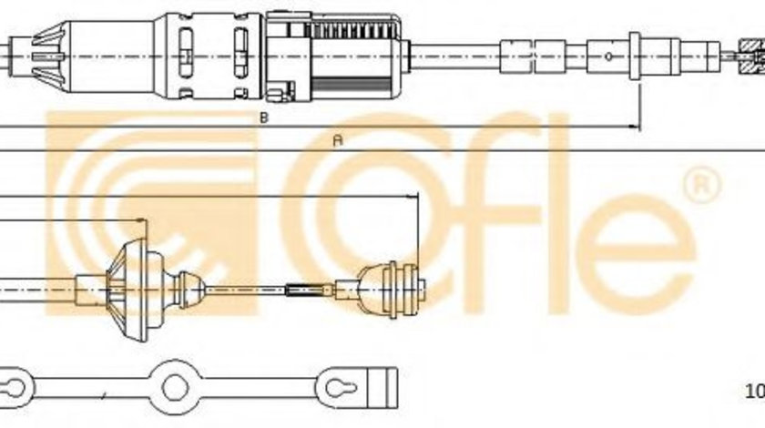Cablu ambreiaj VW PASSAT (3A2, 35I) (1988 - 1997) COFLE 10.342 piesa NOUA