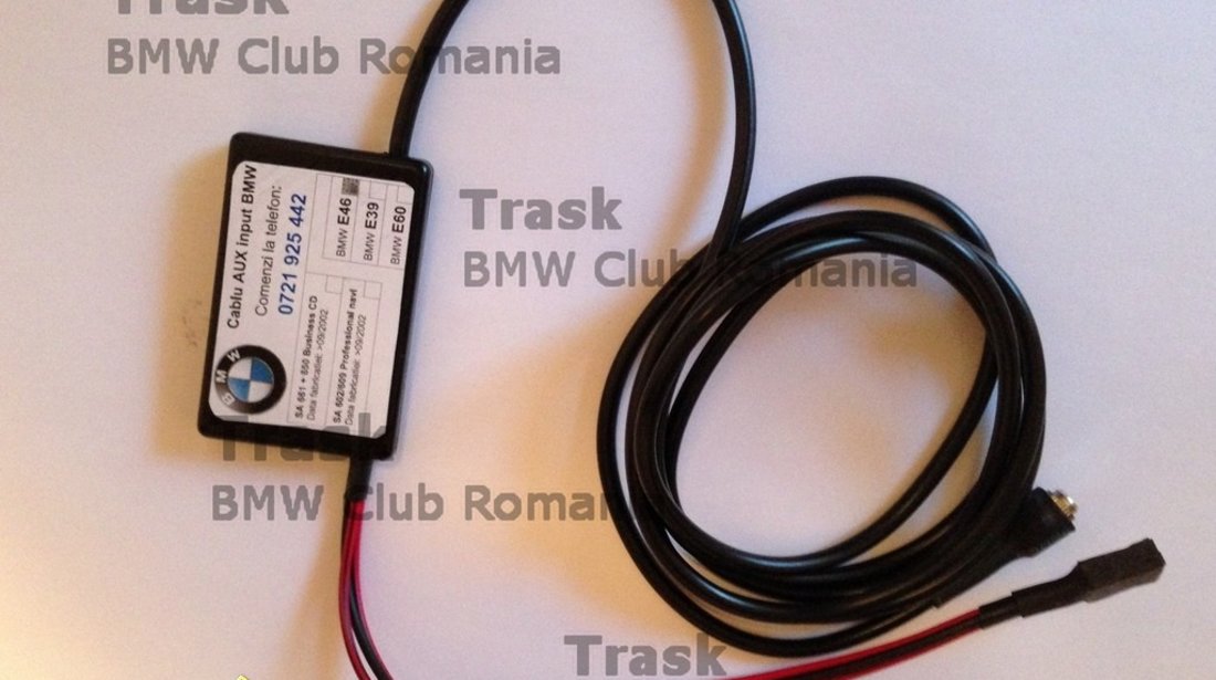 Cablu AUX input BMW pentru E46 E39 E53 E60