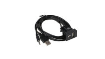 Cablu Auxiliar Universal cu port USB si Jack 3.5mm...