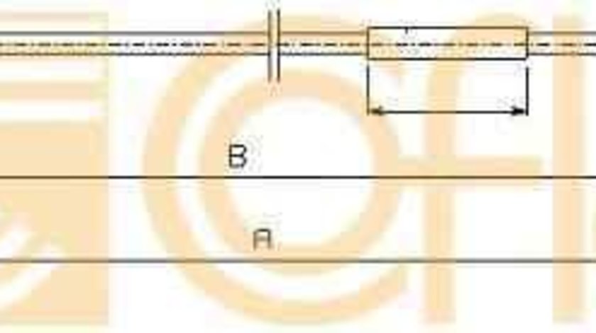 Cablu, capota motor FIAT PUNTO (176) LINEX LIN144005