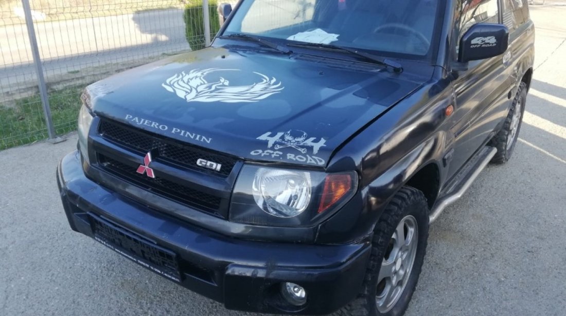 CABLU CU MANER DESCHIDERE CAPOTA MOTOR MITSUBISHI PAJERO PININ FAB. 1999 - 2007 VOLAN STANGA ⭐⭐⭐⭐⭐