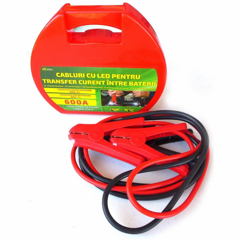 Cablu Curent Ro Group 600A 2.4M Cu Led IT2388