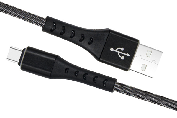 CABLU DATE INCARCARE FISH FAST CHARGE 3.0 USB LA TYPE-C 1M 3A NEGRU ⭐⭐⭐⭐⭐