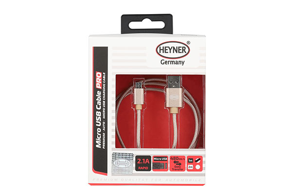 CABLU DE DATE PREMIUM MICRO USB GOLD 1M ⭐⭐⭐⭐⭐