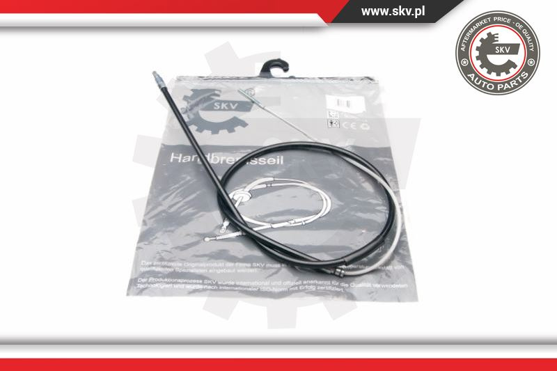 Cablu de frana de mana ; spate stanga ; BMW 3 E46 ; 34411165021