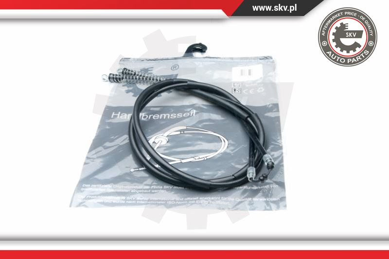 Cablu de frana de mana ; spate stanga/dreapta ; FIAT Cinquecento ; 46517955